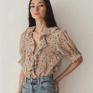 NWOT Doen Henri top in Wild Clover Floral, Size M